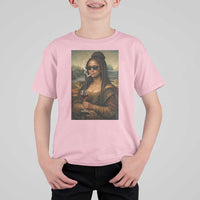 Black Mona Lisa African American T Shirt For Kid Black History Month - Wonder Print Shop