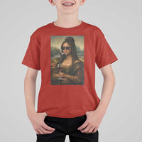 Black Mona Lisa African American T Shirt For Kid Black History Month - Wonder Print Shop