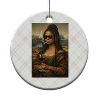 Black Mona Lisa African American Ceramic Ornament Black History Month - Wonder Print Shop