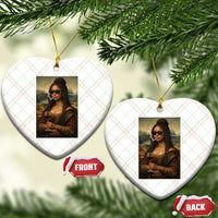 Black Mona Lisa African American Ceramic Ornament Black History Month - Wonder Print Shop