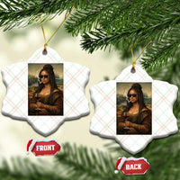 Black Mona Lisa African American Ceramic Ornament Black History Month - Wonder Print Shop