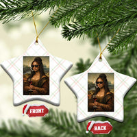Black Mona Lisa African American Ceramic Ornament Black History Month - Wonder Print Shop