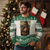 Black Mona Lisa African American Ugly Christmas Sweater Black History Month - Wonder Print Shop