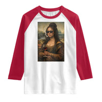 Black Mona Lisa African American Raglan Shirt Black History Month - Wonder Print Shop