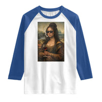 Black Mona Lisa African American Raglan Shirt Black History Month - Wonder Print Shop