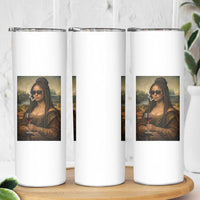 Black Mona Lisa African American Skinny Tumbler Black History Month - Wonder Print Shop
