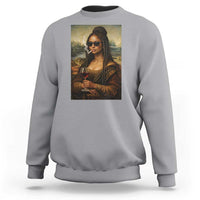 Black Mona Lisa African American Sweatshirt Black History Month - Wonder Print Shop