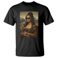 Black Mona Lisa African American T Shirt Black History Month - Wonder Print Shop