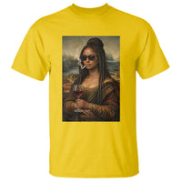 Black Mona Lisa African American T Shirt Black History Month - Wonder Print Shop