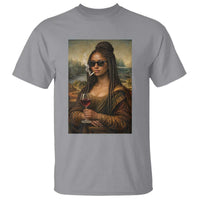 Black Mona Lisa African American T Shirt Black History Month - Wonder Print Shop
