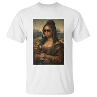Black Mona Lisa African American T Shirt Black History Month - Wonder Print Shop