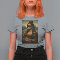 Black Mona Lisa African American T Shirt For Women Black History Month - Wonder Print Shop