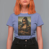 Black Mona Lisa African American T Shirt For Women Black History Month - Wonder Print Shop
