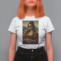 Black Mona Lisa African American T Shirt For Women Black History Month - Wonder Print Shop