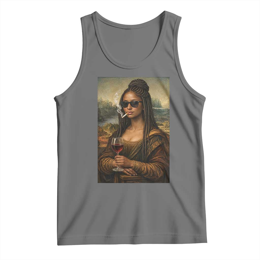Black Mona Lisa African American Tank Top Black History Month - Wonder Print Shop