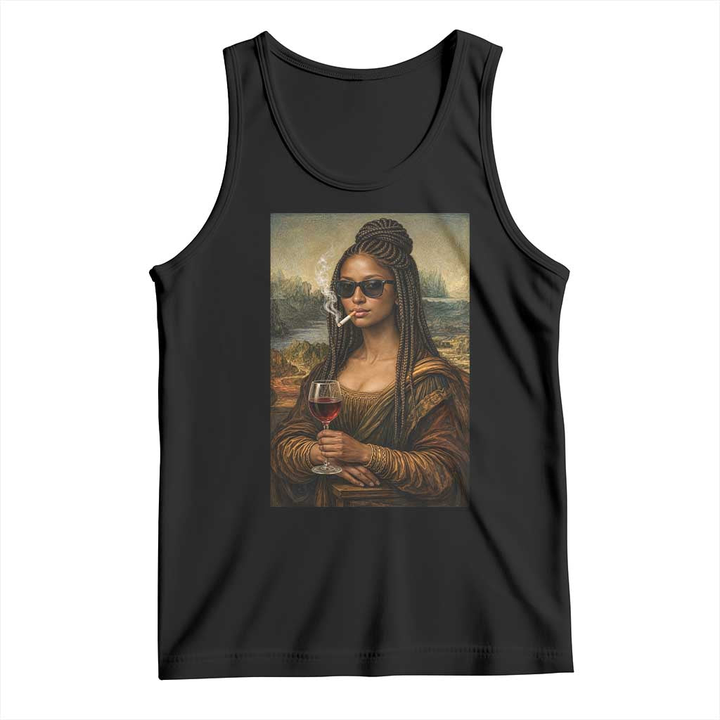 Black Mona Lisa African American Tank Top Black History Month - Wonder Print Shop
