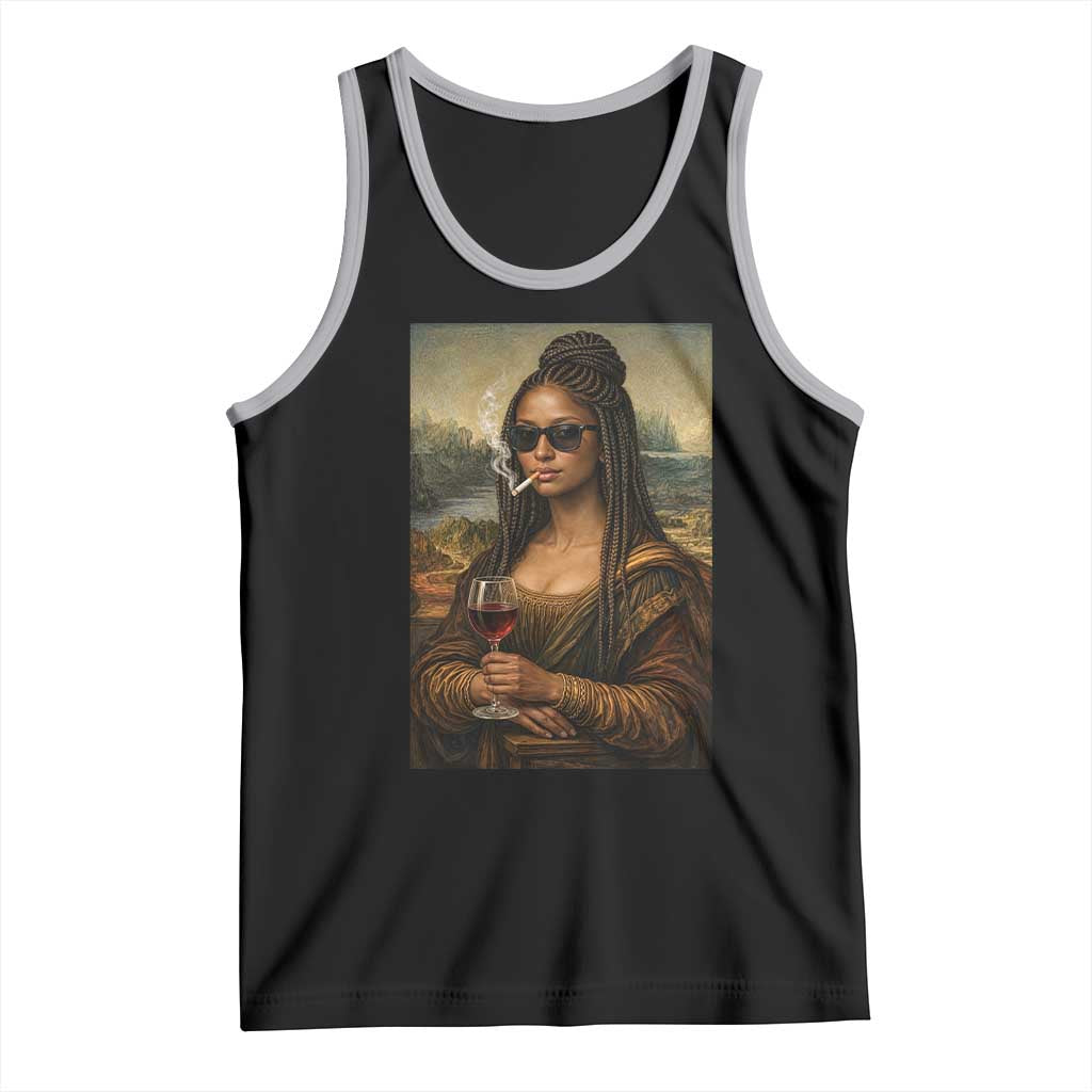Black Mona Lisa African American Tank Top Black History Month - Wonder Print Shop