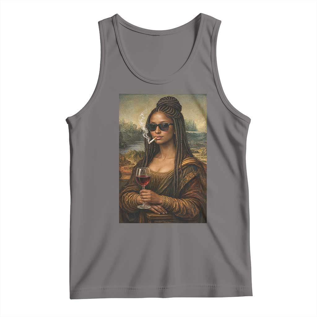 Black Mona Lisa African American Tank Top Black History Month - Wonder Print Shop