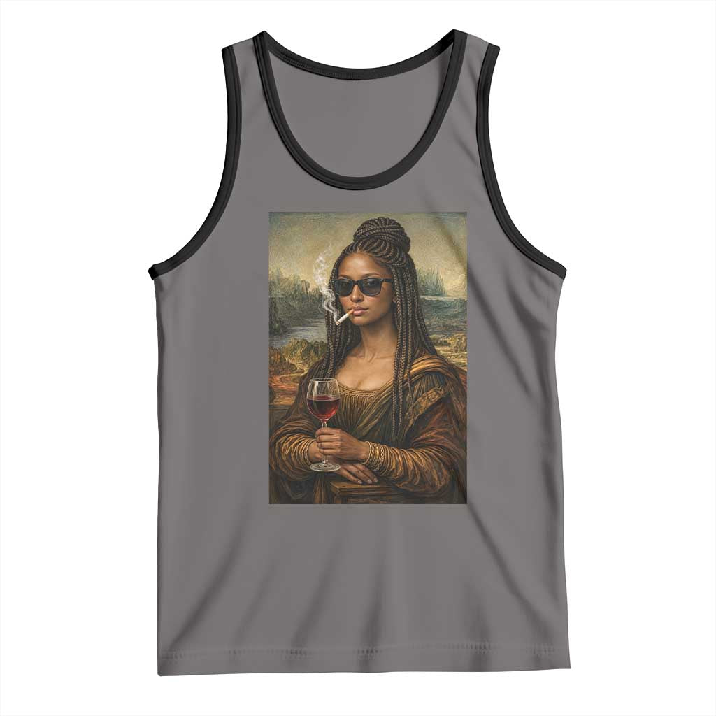 Black Mona Lisa African American Tank Top Black History Month - Wonder Print Shop