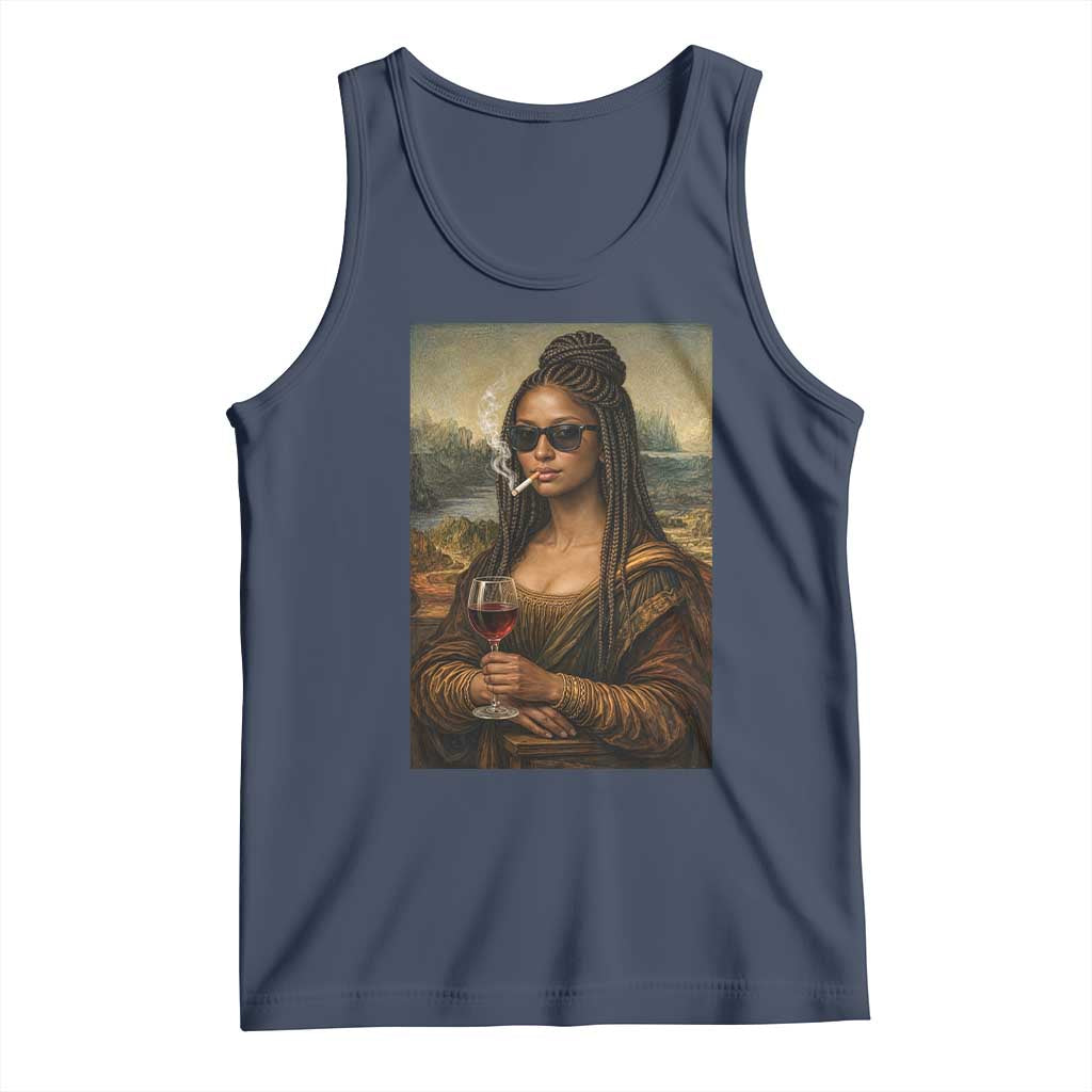 Black Mona Lisa African American Tank Top Black History Month - Wonder Print Shop