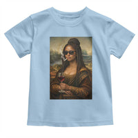 Black Mona Lisa African American Toddler T Shirt Black History Month - Wonder Print Shop