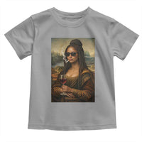 Black Mona Lisa African American Toddler T Shirt Black History Month - Wonder Print Shop