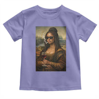 Black Mona Lisa African American Toddler T Shirt Black History Month - Wonder Print Shop