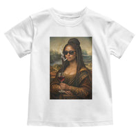 Black Mona Lisa African American Toddler T Shirt Black History Month - Wonder Print Shop