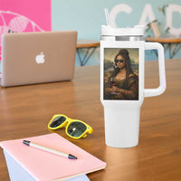 Black Mona Lisa African American Tumbler With Handle Black History Month - Wonder Print Shop