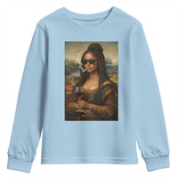 Black Mona Lisa African American Youth Sweatshirt Black History Month - Wonder Print Shop