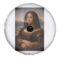 Funny Black Mona Lisa Spare Tire Cover African American Pride - Wonder Print Shop