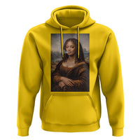 Funny Black Mona Lisa Hoodie African American Pride - Wonder Print Shop