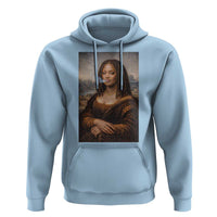 Funny Black Mona Lisa Hoodie African American Pride - Wonder Print Shop