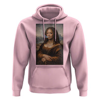 Funny Black Mona Lisa Hoodie African American Pride - Wonder Print Shop