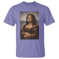 Funny Black Mona Lisa T Shirt African American Pride - Wonder Print Shop