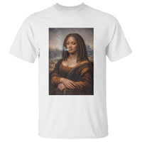 Funny Black Mona Lisa T Shirt African American Pride - Wonder Print Shop