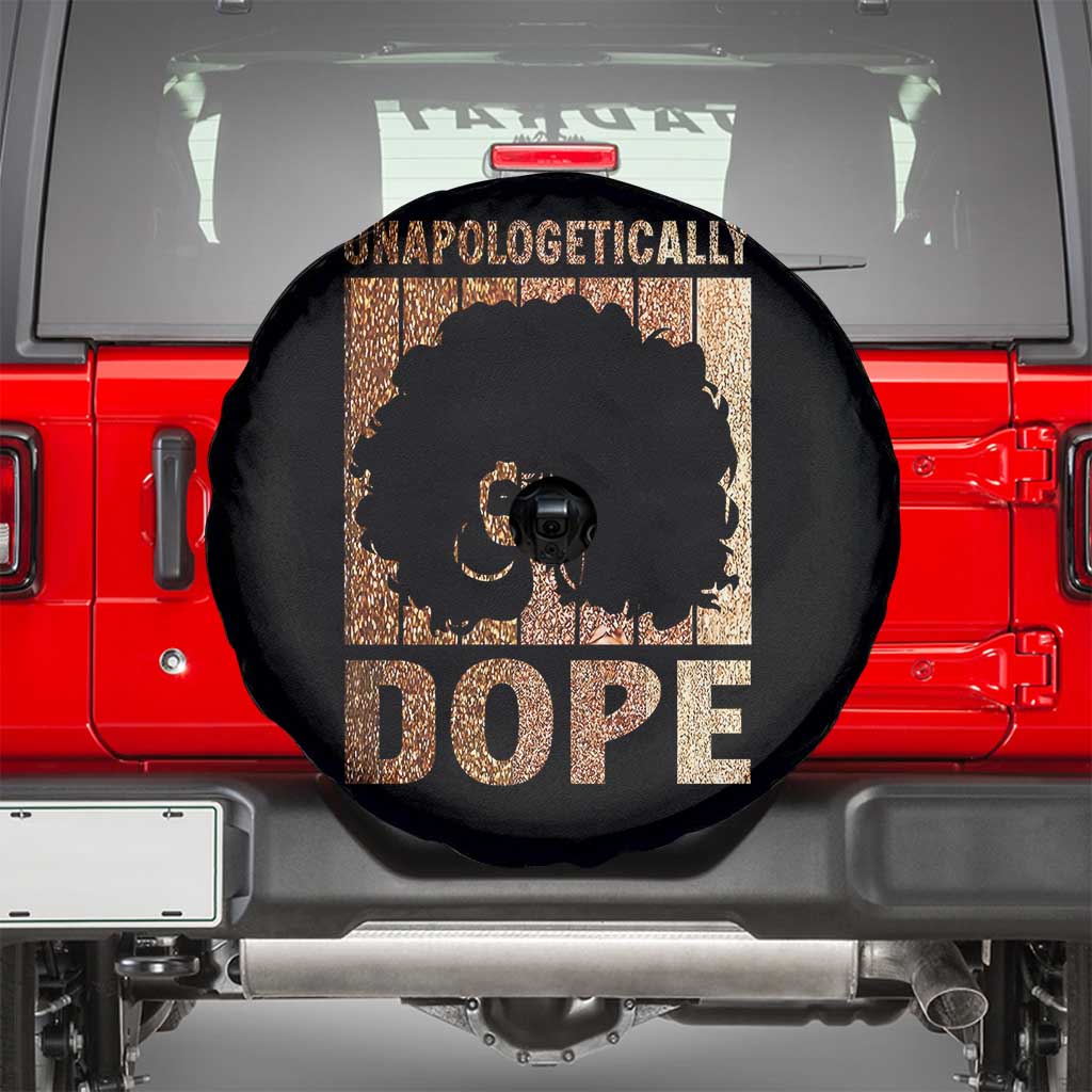 Melanin Queen Glitter Print Spare Tire Cover Unapologetically Dope - Wonder Print Shop