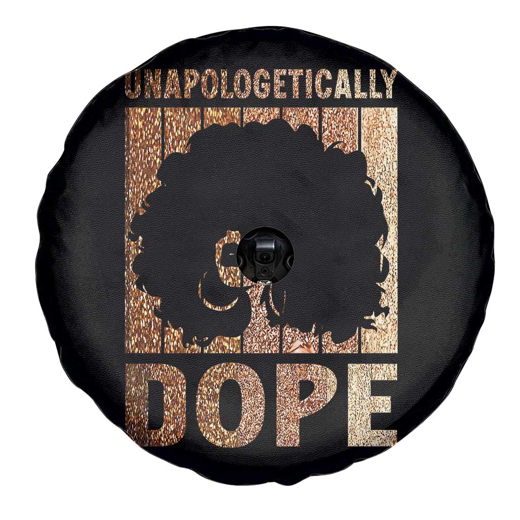 Melanin Queen Glitter Print Spare Tire Cover Unapologetically Dope - Wonder Print Shop