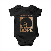 Melanin Queen Glitter Print Baby Onesie Unapologetically Dope - Wonder Print Shop