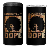 Melanin Queen Glitter Print 4 in 1 Can Cooler Tumbler Unapologetically Dope - Wonder Print Shop