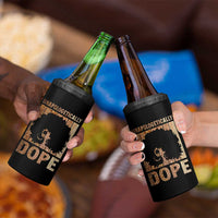 Melanin Queen Glitter Print 4 in 1 Can Cooler Tumbler Unapologetically Dope - Wonder Print Shop
