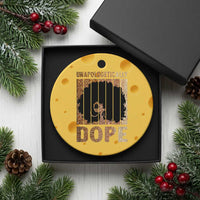 Melanin Queen Glitter Print Ceramic Ornament Unapologetically Dope - Wonder Print Shop