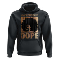Melanin Queen Glitter Print Hoodie Unapologetically Dope - Wonder Print Shop