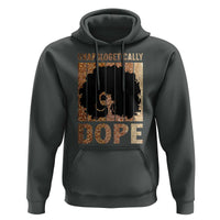Melanin Queen Glitter Print Hoodie Unapologetically Dope - Wonder Print Shop
