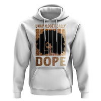 Melanin Queen Glitter Print Hoodie Unapologetically Dope - Wonder Print Shop