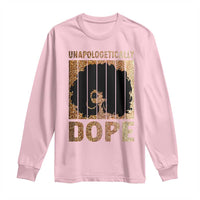 Melanin Queen Glitter Print Long Sleeve Shirt Unapologetically Dope - Wonder Print Shop