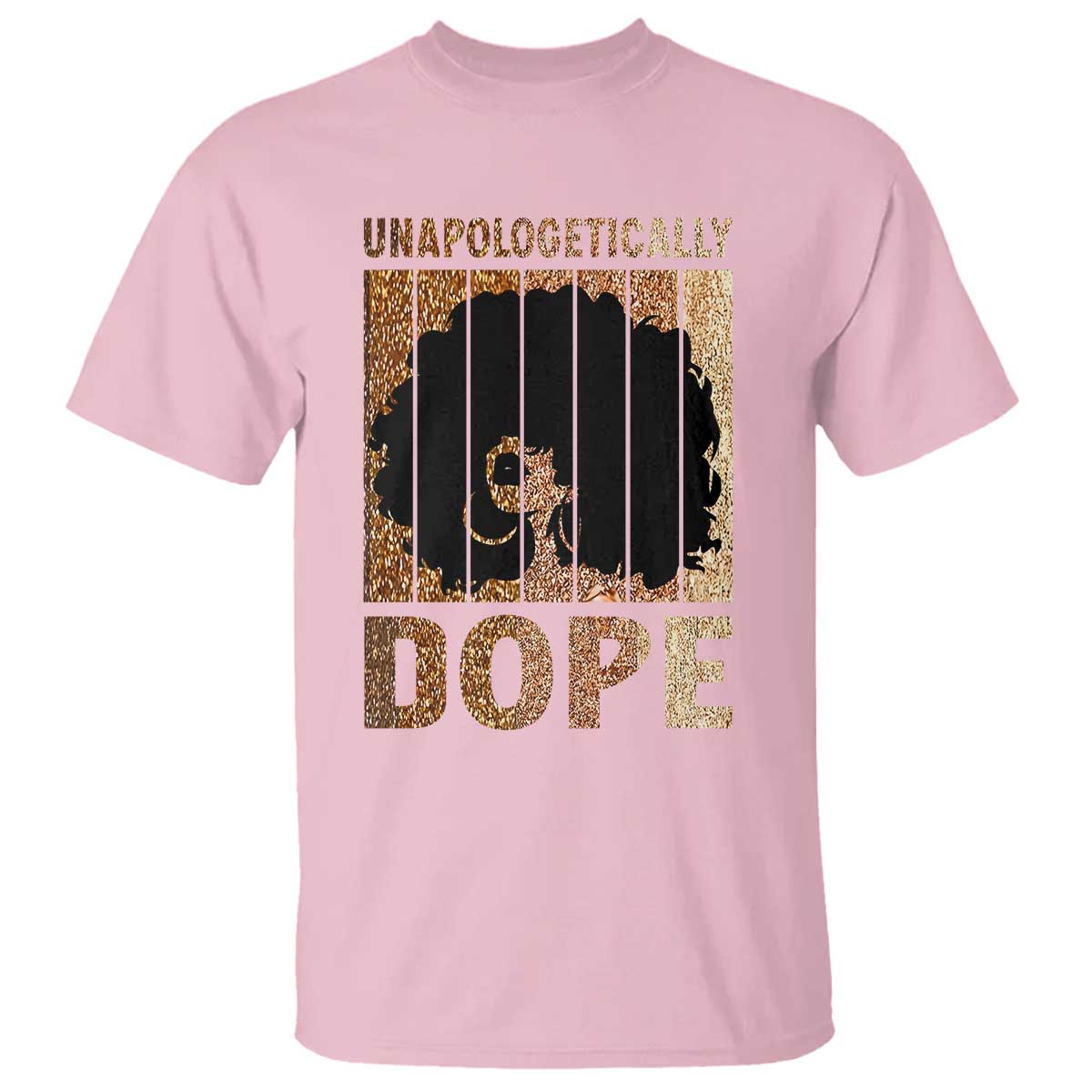 Melanin Queen Glitter Print T Shirt Unapologetically Dope - Wonder Print Shop