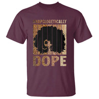 Melanin Queen Glitter Print T Shirt Unapologetically Dope - Wonder Print Shop