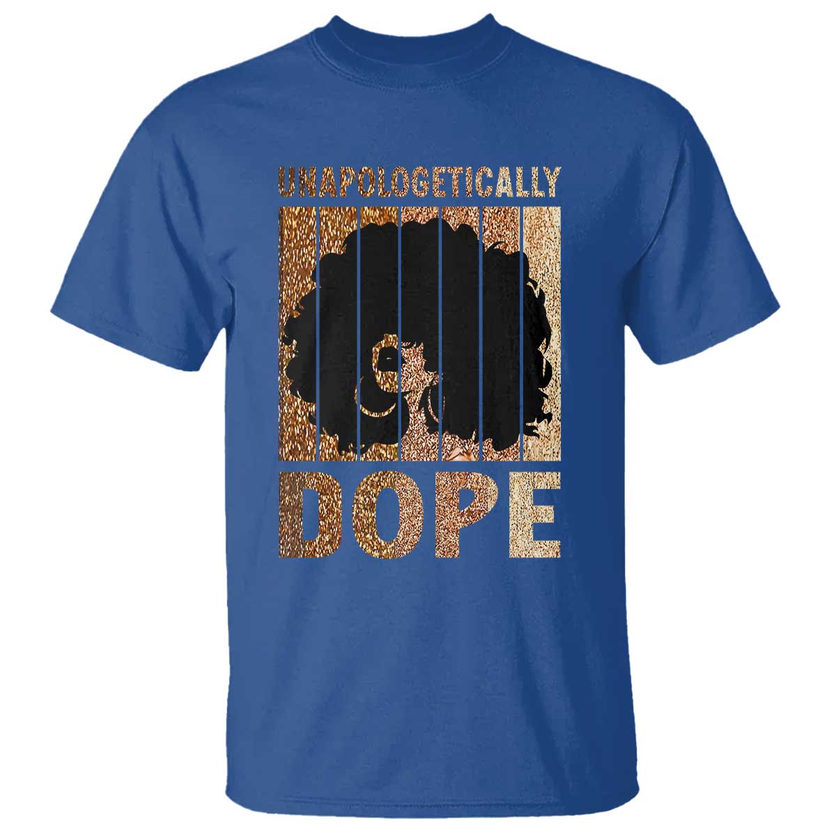 Melanin Queen Glitter Print T Shirt Unapologetically Dope - Wonder Print Shop