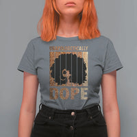 Melanin Queen Glitter Print T Shirt For Women Unapologetically Dope - Wonder Print Shop